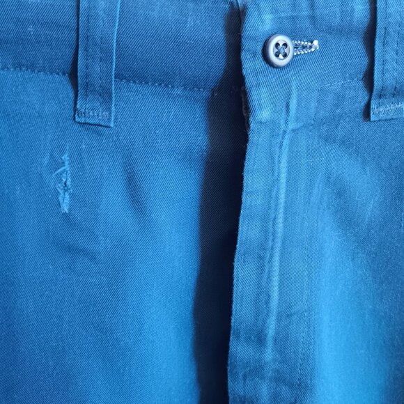 36x32 Stone Cutter 1960's Vintage Blue Work Trousers Pants USA Talon Zipper - Picture 4 of 8